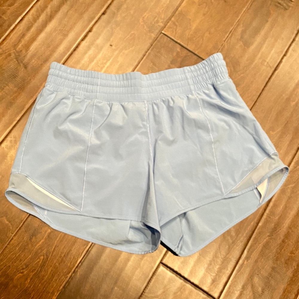 Light Blue Tracker Lulu Shorts